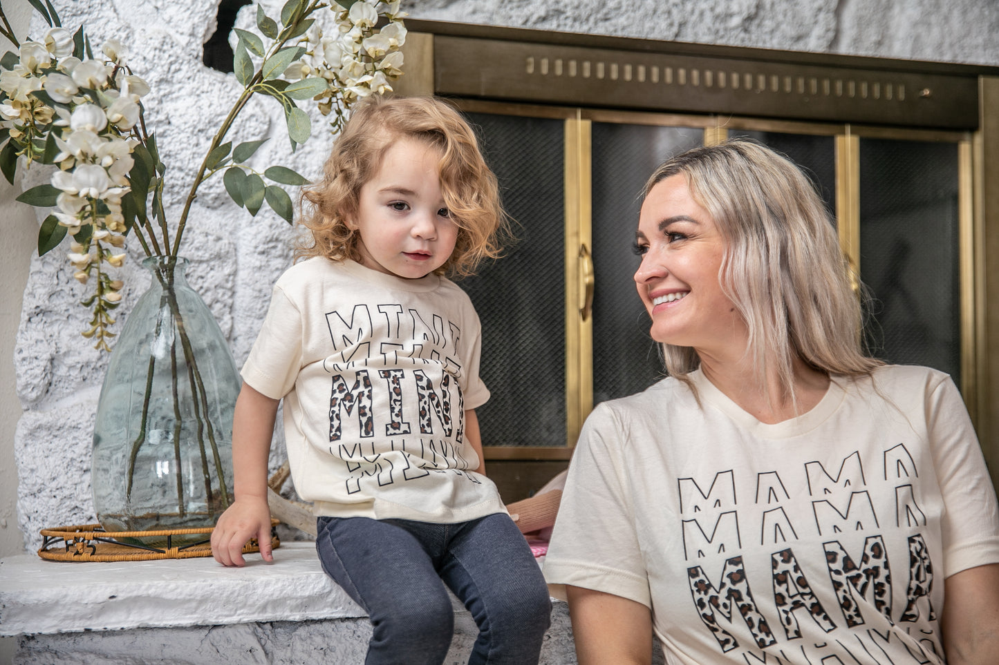 Leopard Mamma and Mini Tee