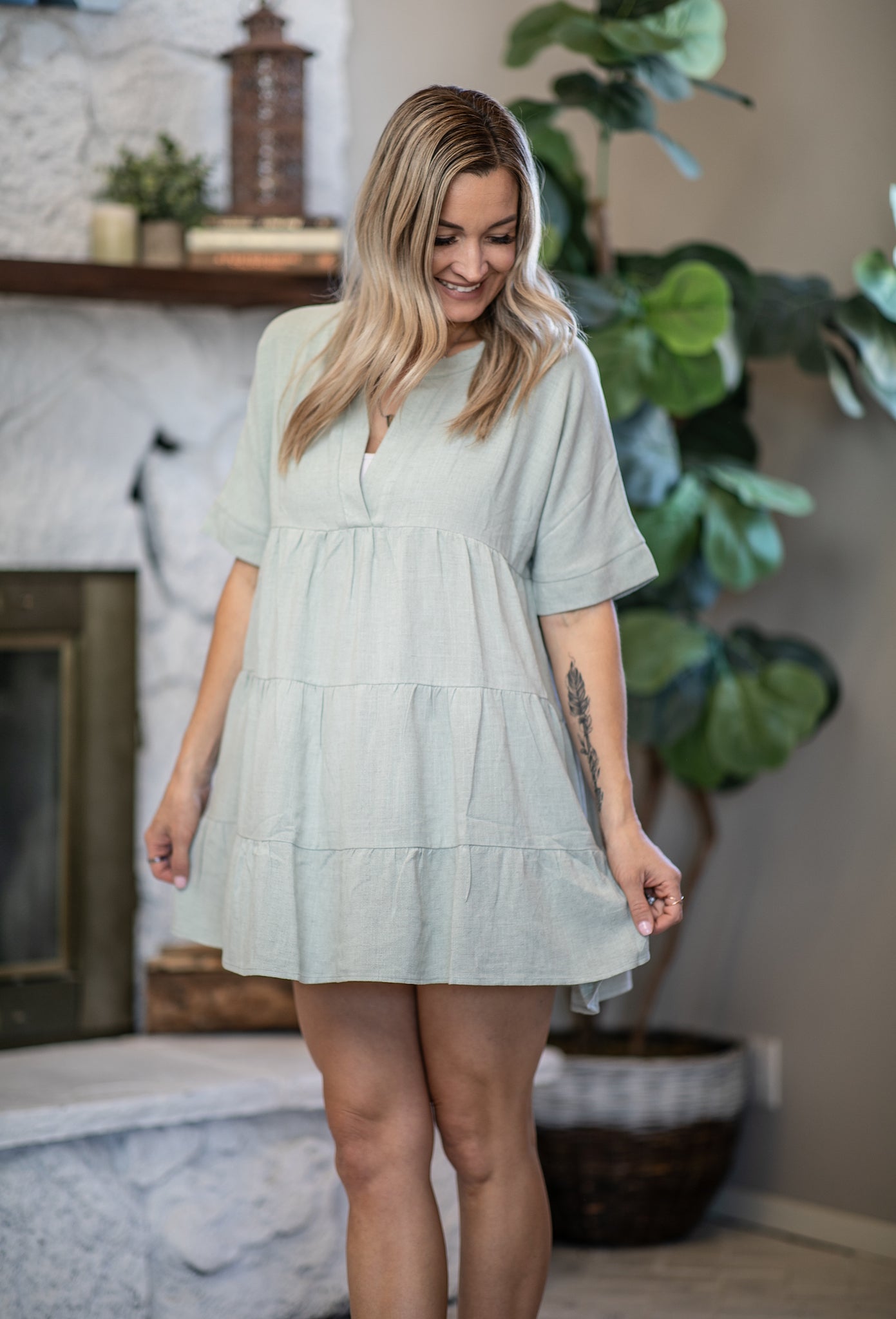 Emma Tiered Babydoll Dress