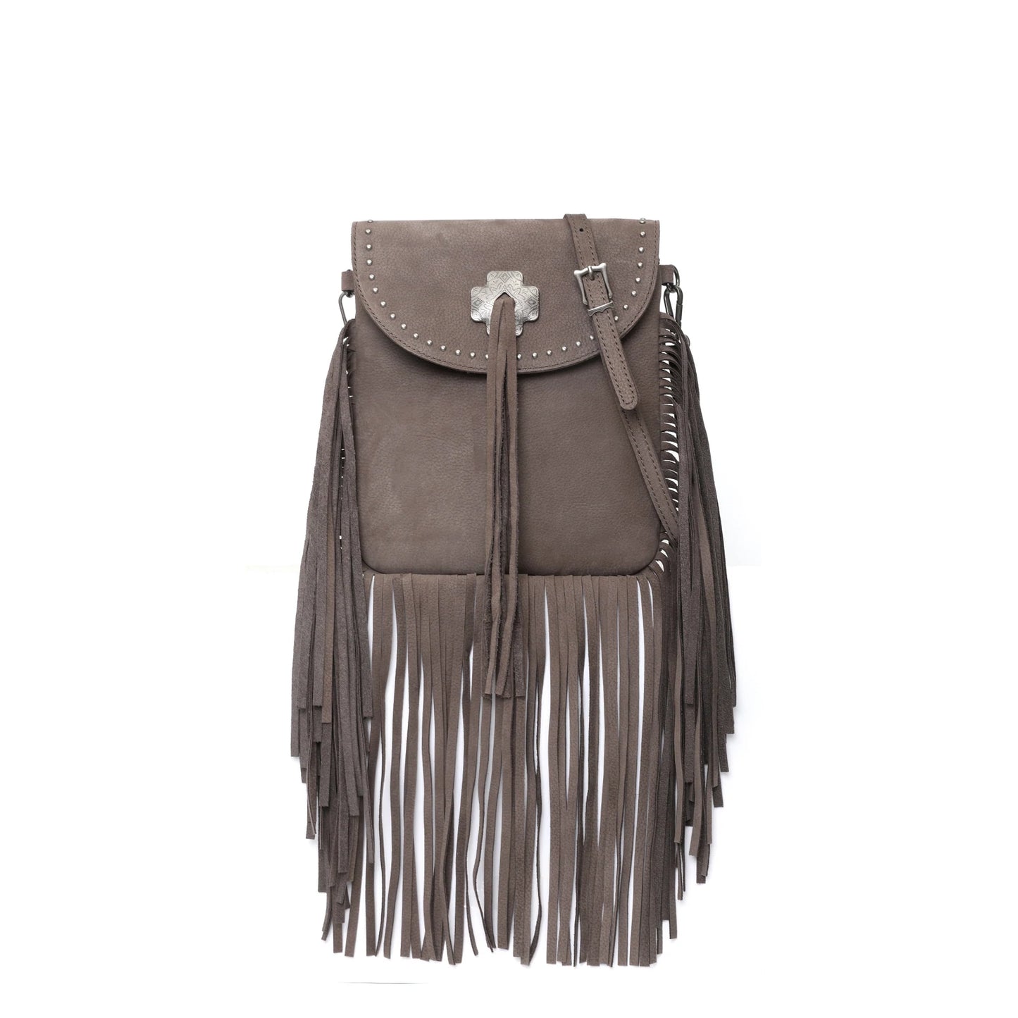 Silver plated Fringe Crossbody